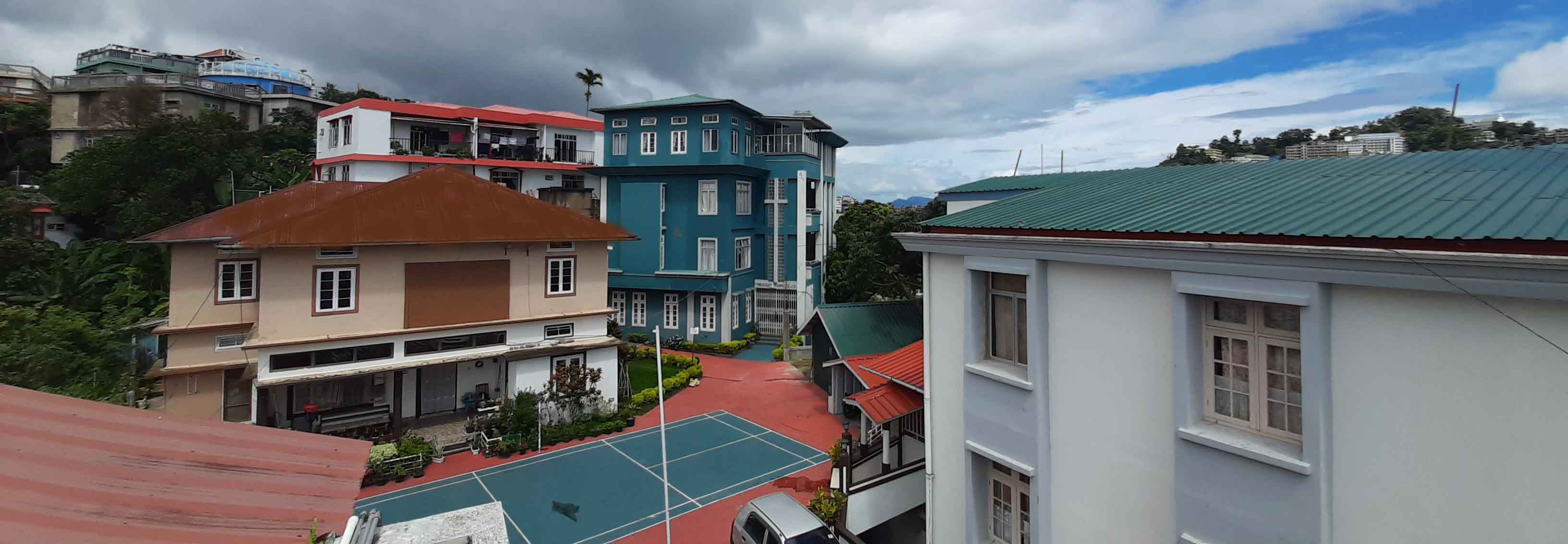 Missionary Training College campus view in Aizawl