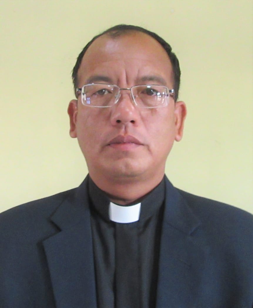 Official photograph of Rev. Vanlalsawma, Registrar of Missionary Training College